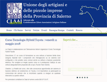 Tablet Screenshot of claaisalerno.it